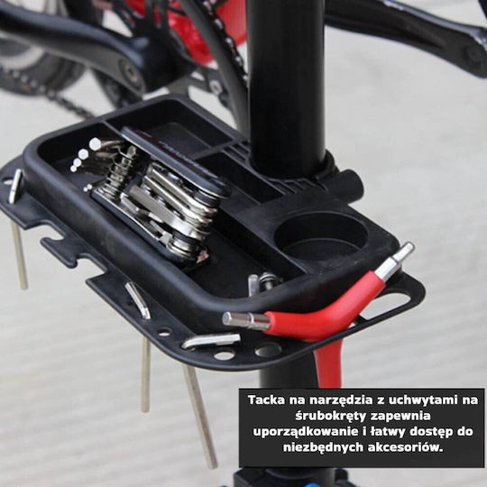 Roxar Rotes Fahrrad Reparaturstand Fahrradhalter Bis Zu 30kg