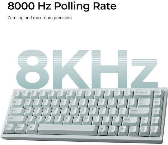 Keychron Q16 HE Q16HW-L1 Hall Effect Gaming Keyboard 65% with Custom Switches and RGB Lighting (English US) Green