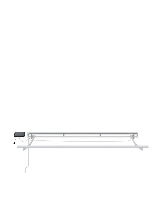 vidaXL Cort Terasă Galben Cu LED 3x2m