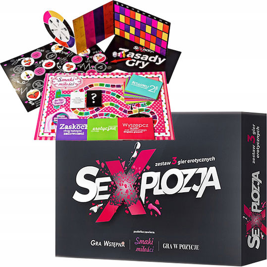 Board Game Adults Sexplozja Set 3 Erotic Games