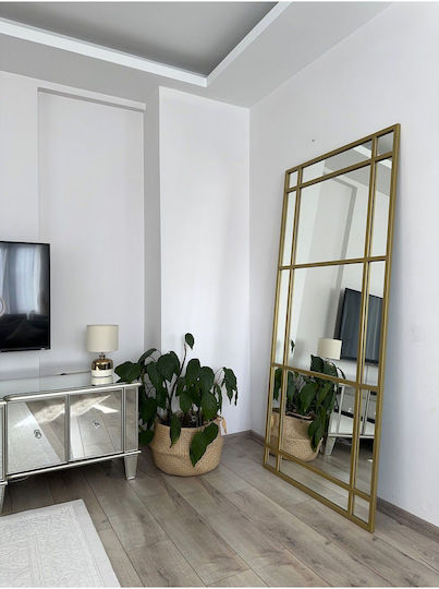 SteweHome STE-010149-P10149 Καθρέπτης Ολόσωμος Ορθογώνιος Χρυσός 180x80cm SteweHome STE-010149-P10149 Καθρέπτης Ολόσωμος Ορθογώνιος Χρυσός 180x80cm