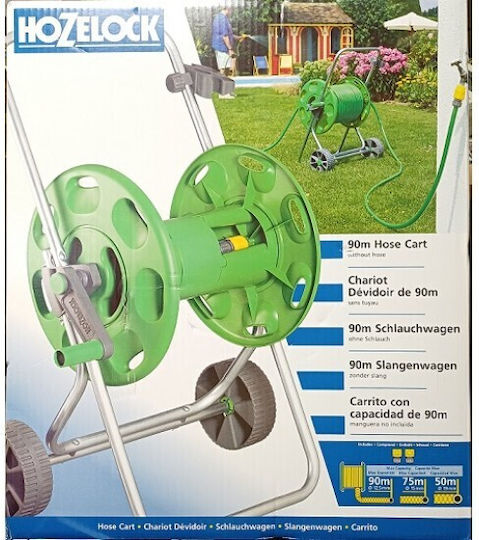 Hozelock Τροχήλατη Ανέμη Ποτίσματος για Λάστιχο έως 90m