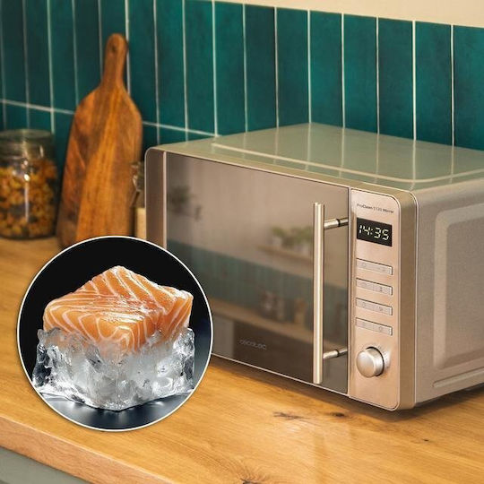 Cecotec ProClean 5120 Mirror Microwave Oven with Grill 20L Inox