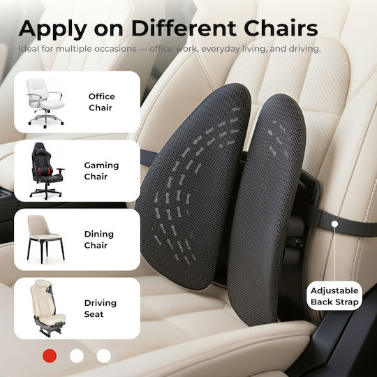 Lumivida Seat Cushion 40x40x14cm in Black Colour RLC03-1