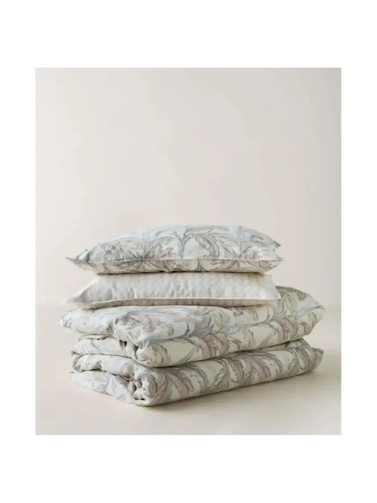 Kentia Kernel 20 Σετ Σεντόνια Υπέρδιπλα 240x270εκ. Cream-pink-grey (4τμχ)