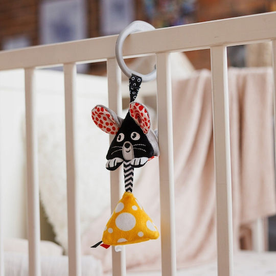 Babyono Hanging Cot and Stroller Toy Mouse for Newborns