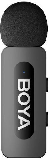Boya BY-V10 V2.0 Typ-C Kabelloses Mikrofon für Mobiltelefon, Clip-On