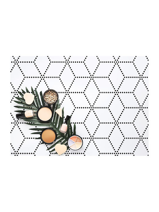 Tulup Ορθογώνιο Χαλάκι Κουζίνας Αδιάβροχο 150x225cm 010260360300000020488 Λευκό Tulup Ορθογώνιο Χαλάκι Κουζίνας Αδιάβροχο 150x225cm 010260360300000020488 Λευκό