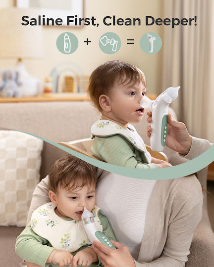 Momcozy Ηλεκτρικός Ρινικός Αποφρακτήρας για Βρέφη και Παιδιά