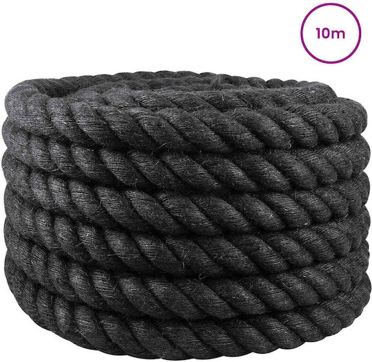 Jute Rope 60 Black 100% Jute Tossa 42011645 Black