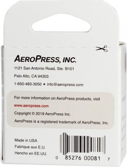 Aeropress 1 Φίλτρο Καφέ Χάρτινο