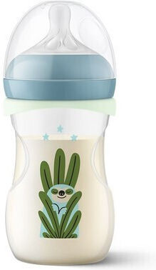 Philips Plastic Baby Bottle Set Natural Response Anti-colic with Silicone Teat for 0+ Months 260ml