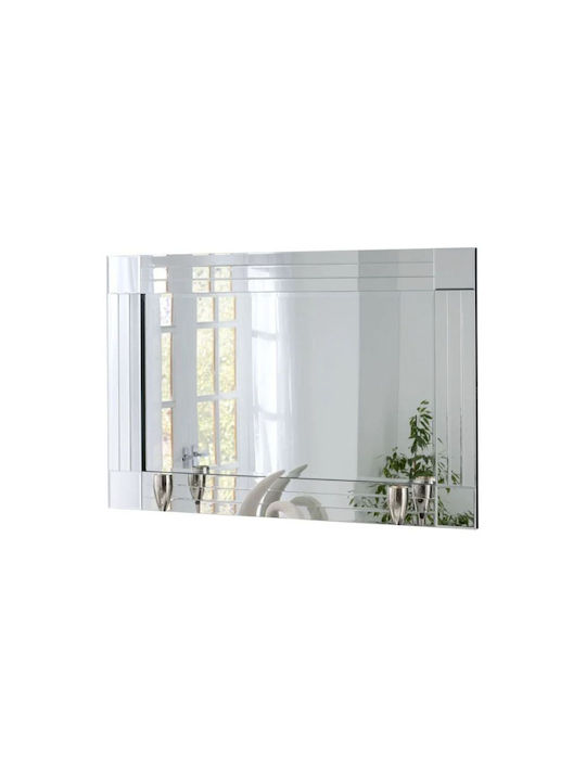 SteweHome SteweHome Wandspiegel mit Silber Hölzernes Rahmen 110x40cm