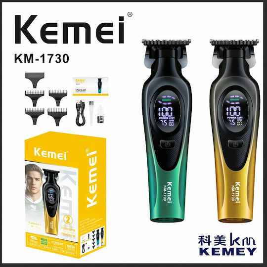 Kemei KM-1730 Elektrische Rasierer Gesicht Wiederaufladbar