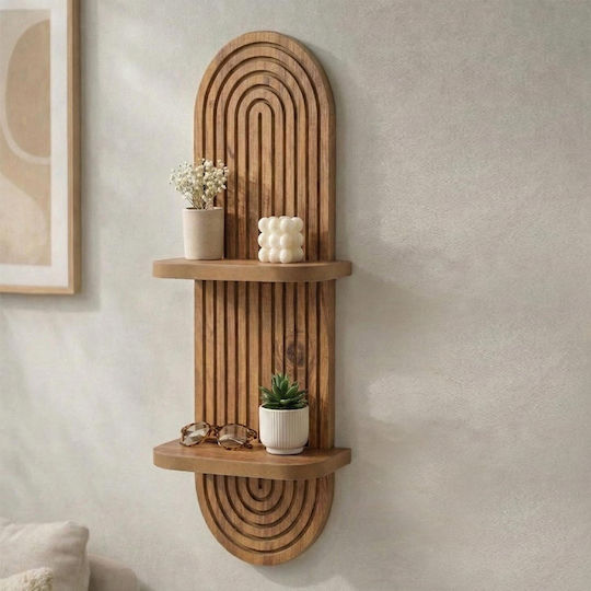 Wandregal Artwill Eiche 26x13x70cm GP052-0276 1
