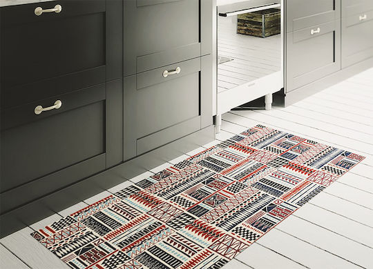 Tulup Rectangular Kitchen Mat Red 140x210cm