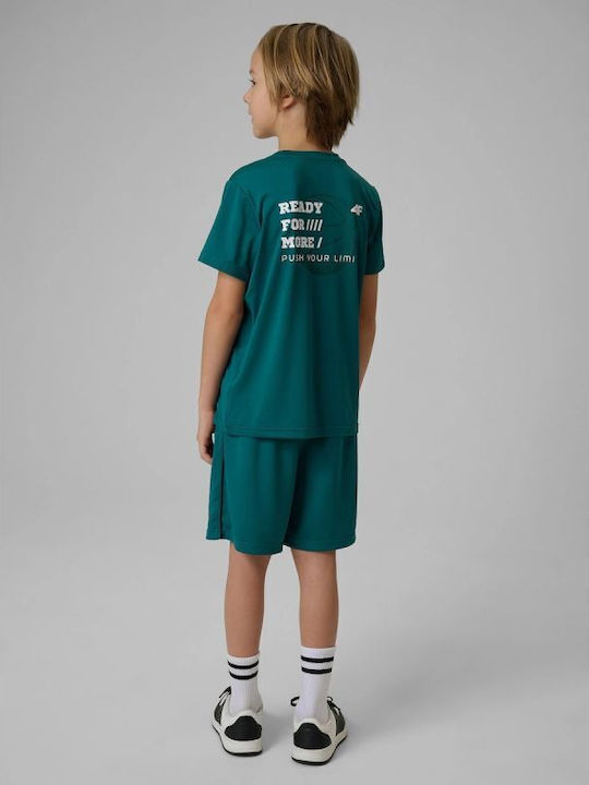 Sport Kinder Shorts Bermudas Grün