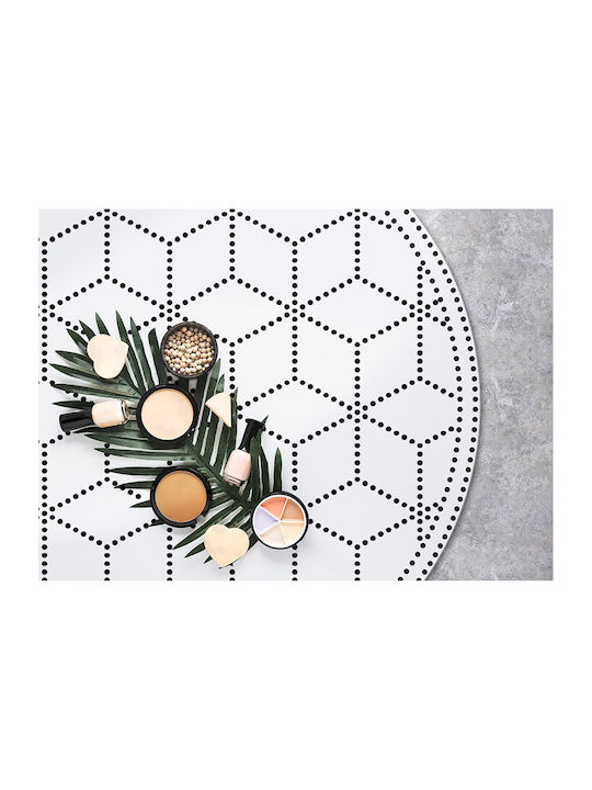 Tulup Round Kitchen Mat Gray 120cm