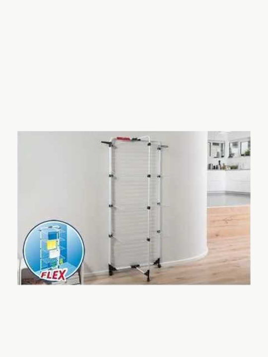 Vileda Vileda Mixer 4 Klappbarer Boden-Kleiderständer aus Rostfreiem Stahl