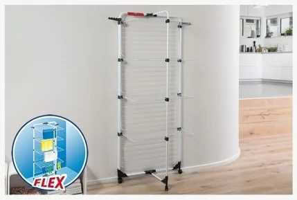 Vileda Mixer 4 Uscător Rufe Pliabil de Pardoseală Turn Inox cu Roți