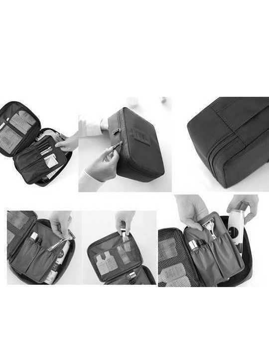 Light Blue Waterproof Textile Travel Bag