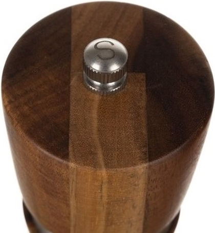 Manual Spice Mill Set Ceramic in Brown Color 21cm 2 Pieces