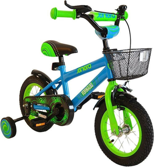Enero Bicicletă Copii 12" BMX Albă