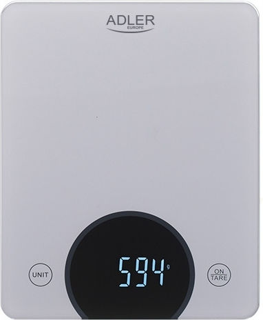 Adler Digitale Küchenwaage Bis 10kg Silber