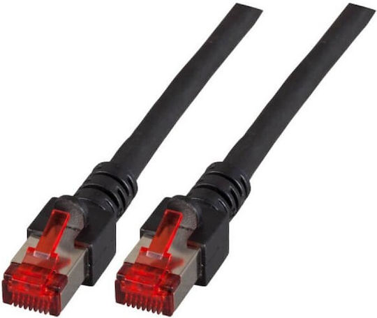 EFB S/FTP Cat.6 (Gigabit) Καλώδιο Δικτύου Ethernet 2m Μαύρο