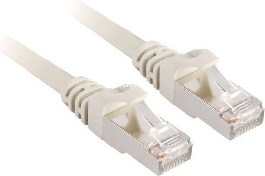 Sharkoon U/UTP Cat.6 Gigabit Network Cable Ethernet 1m Gray