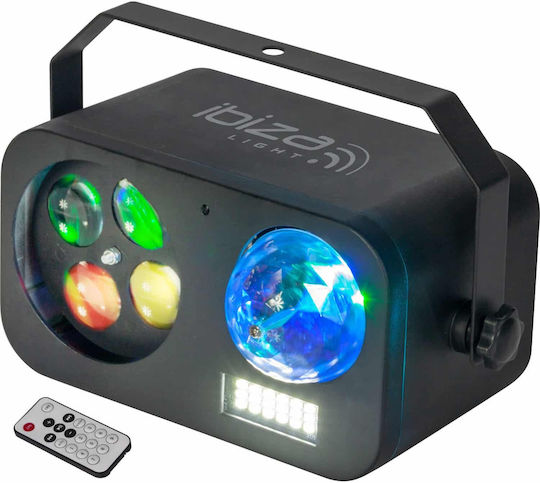 Ibiza Sound Strobe Light LED RGBW