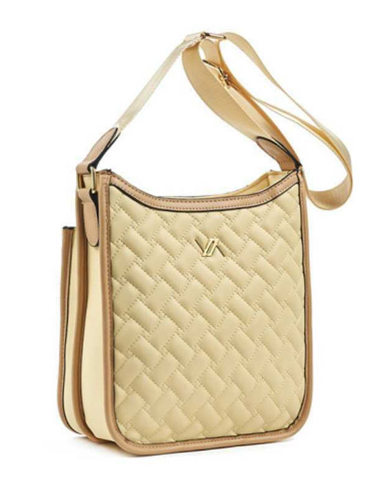 Damen Crossbody Tasche Aus Kunstleder Gelbe