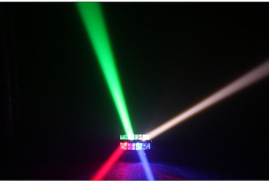 BeamZPro Движеща се светлина LED MHL820 Double Helix 8x3W RGBW