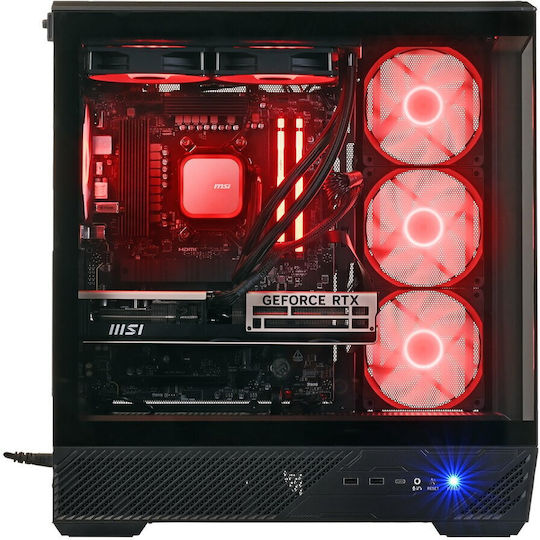 Actina Гейминг Настолен Компютър (Ryzen 7-7800X3D/32GB DDR5/1TB SSD/GeForce RTX 5070/Без Операционна Система)