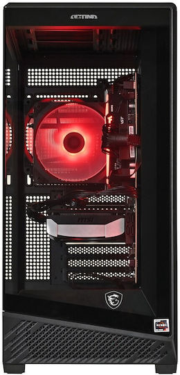 Actina Гейминг Настолен Компютър Ryzen 5-7500X3D 32GB DDR5 1TB SSD GeForce RTX 5060 Ti Без Операционна Система