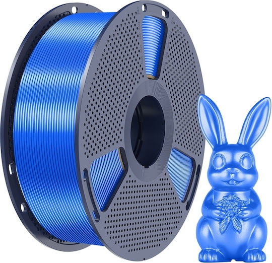 Sunlu Silk PLA+ 3D Printer Filament 1.75mm Μπλε 1kg 1τμχ (Spool)