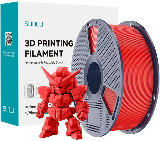 Sunlu Filament PLA+ 2.0 Pentru Imprimantă 3D Roșu