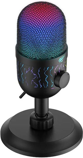 Havit GK52 Δυναμικό Μικρόφωνο USB Επιτραπέζιο, Gooseneck