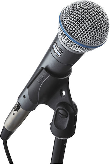 Shure Beta 58A Σετ Δυναμικό Μικρόφωνο XLR Χειρός για Φωνητικά σε Γκρι Χρώμα Set