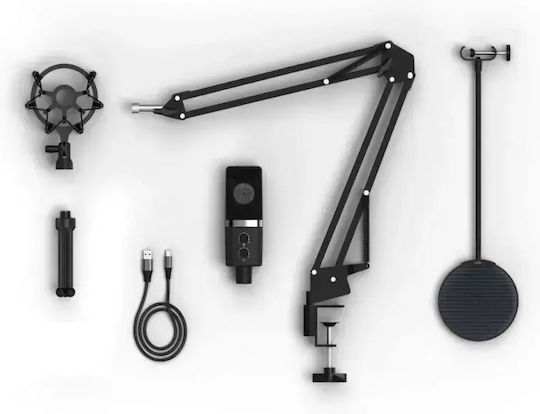 HAMA uRage MIC xStr3am Revolution² Микрофон USB за Студио в Черен Цвят