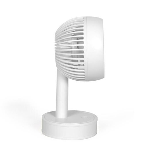 Livoo Tea310w Ventilator Mini Reîncărcabil de Birou 3 Viteze Diametru 7,5cm Baterie 500 mAh 2h Autonomie Alb
