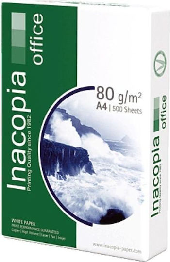 Inacopia Χαρτί Εκτύπωσης A4 80gr/m² 500 φύλλα