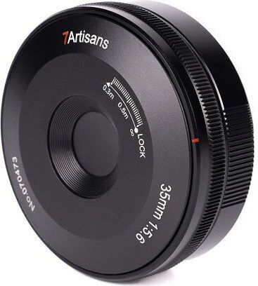 7artisans Cadru complet Obiectiv Foto Photoelectric 35mm F/5.6 Unghi larg / Clătite pentru Montura Leica L Black