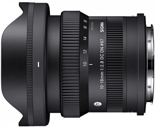 Sigma Crop Kameraobjektiv 10-18mm f/2.8 DC DN Contemporary Ultra-Weitwinkel-Zoom für Sony E Mount Black
