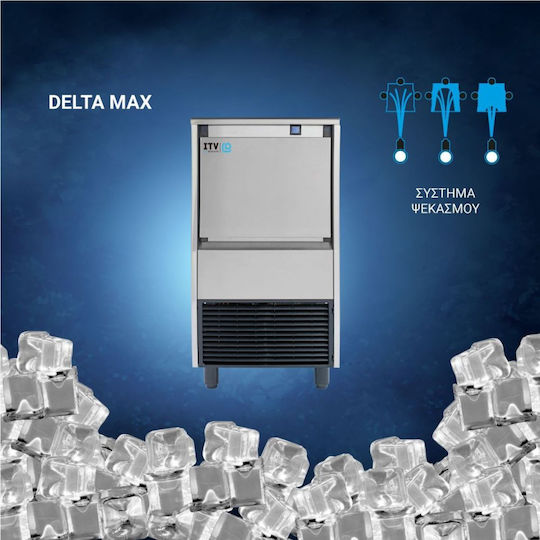 ITV Ice Makers Eismaschine mit Sprühsystem mit Tagesproduktion 35kg & Speicher 15kg