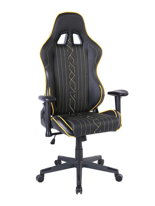 RFG Scaun Gaming Din piele ecologică cu Brațe Reglabile Neagră