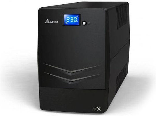 Delta VX UPS Line-Interactive 1000VA 600W with 4 IEC Outlets