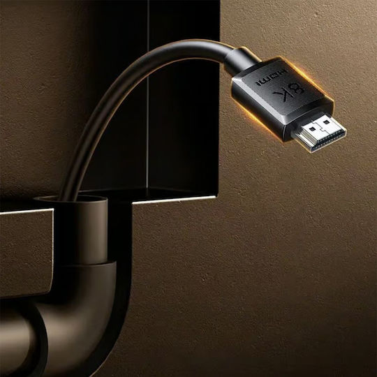 Ugreen Hd175 HDMI 2.1 Ultra High Speed 48Gbps 4K 120Hz HDR VRR Cable HDMI Male - HDMI Male 5m Black