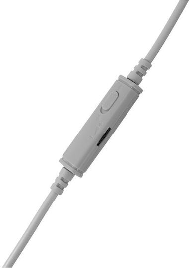 White Shark Firefly Über Ohr Gaming-Headset mit Konnektivität 2x3,5 mm / USB Weiß für PC / PS4 / PS5 / XBOX