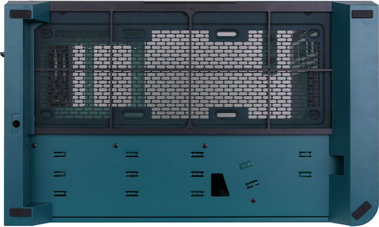 Thermaltake View 390 Air Gaming Midi-Turm Computergehäuse mit Seitenfenster Transformative Teal